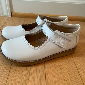 Girls Size 13 Elephantito White Mary Janes